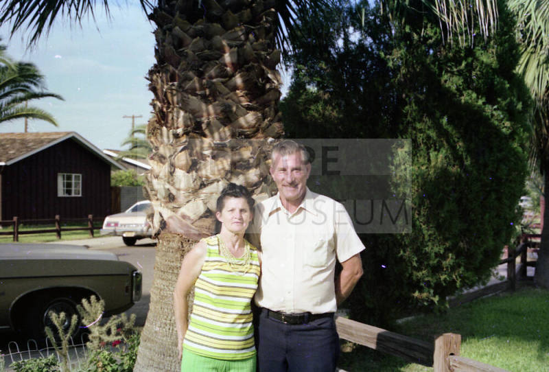 Couple in Front of Palm