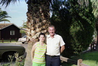 Couple in Front of Palm