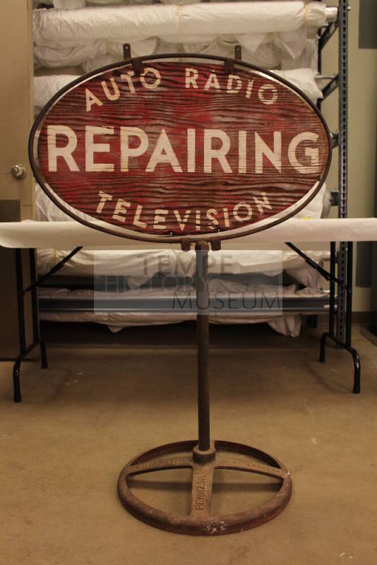 Hertenstein's Radio Shop Sign