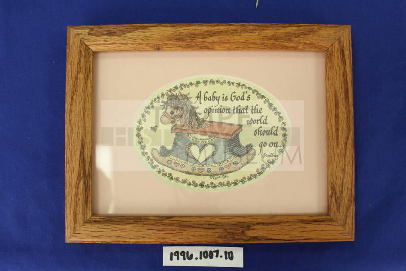 Sister Cities Program Miscellaneous - Framed Illustration