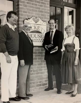 Sister Cities Program History - Photo of Neuheisels with Pyle and Eisenhower