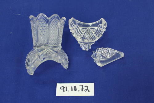 Glass toothpick holder