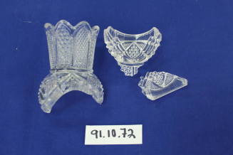 Glass toothpick holder