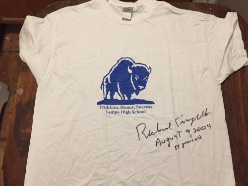 Tempe High School - Shirt Signed by Trujillo