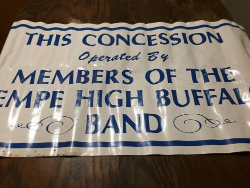 Tempe High School - Band Concession Banner