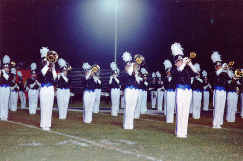 Tempe High School - Marching Band at Football Game