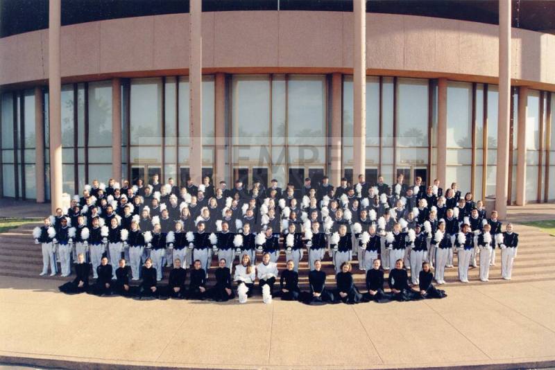 Tempe High School - Marching Band on Steps of Gammage Auditorium