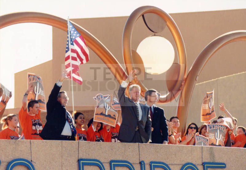Tempe High School - Bill Clinton at Gammage Auditorium