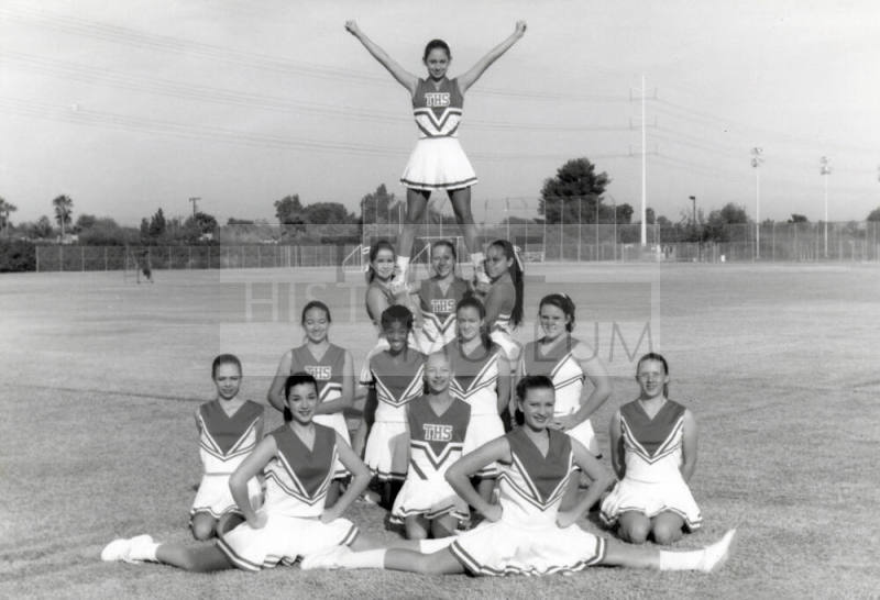 Tempe High School - Cheerleaders on Field