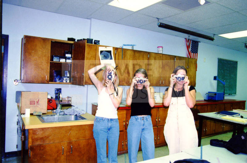 Tempe High School - 3 Girls with Cameras