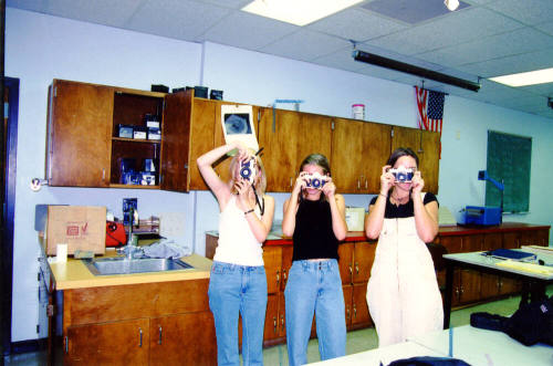 Tempe High School - 3 Girls with Cameras