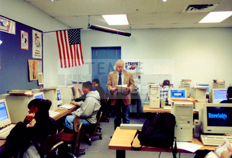 Tempe High School -Students at Computers in a Classroom