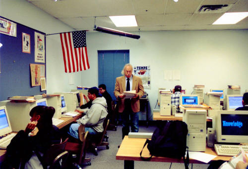 Tempe High School -Students at Computers in a Classroom