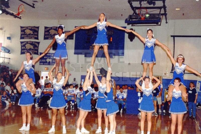 Tempe High School - Cheerleaders at Basketball Game