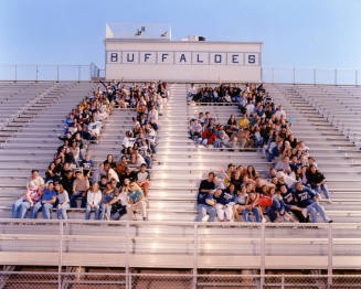 Tempe High School - Students in Bleachers Spelling Out "03"