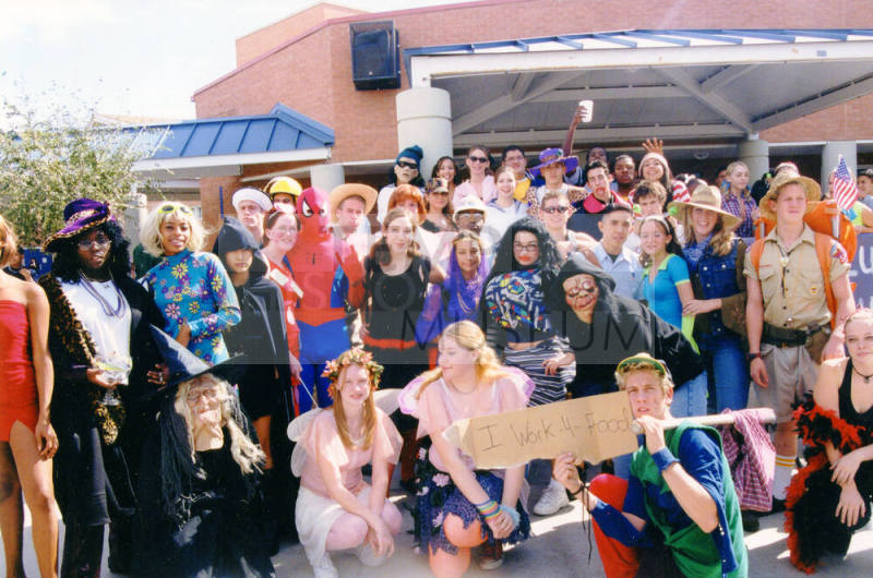 Tempe High School - Students in Halloween Costumes