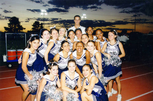 Tempe High School - Cheerleaders Outside on Track