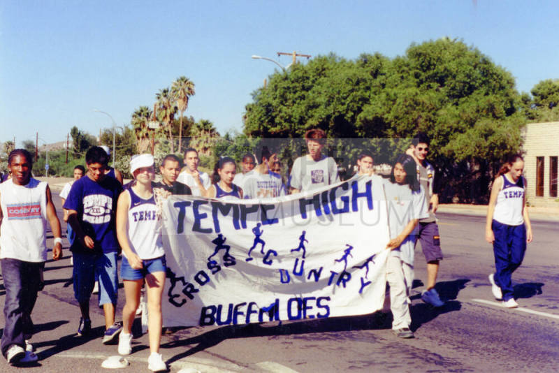 Tempe High School -Cross Country Team in Parade