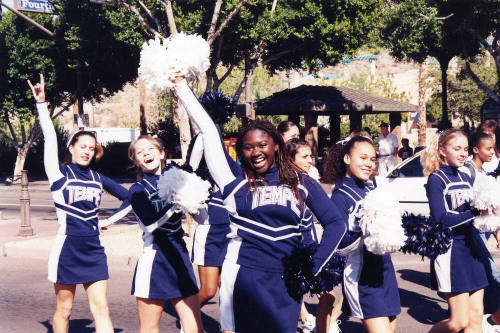 Tempe High School - Cheerleaders at Parade