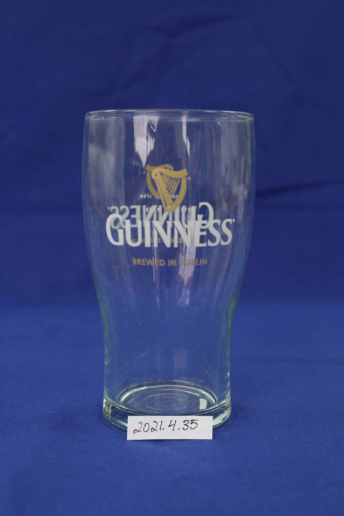 Guiness pint glass from Rula Bula