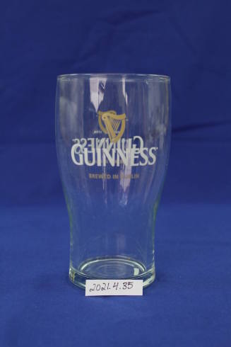 Guiness pint glass from Rula Bula