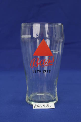 Bass Ale Pint Glass from Rula Bula