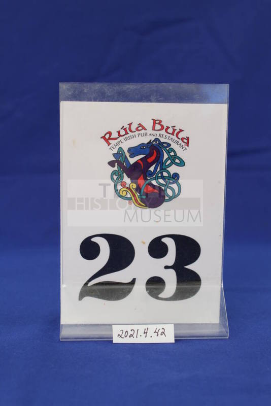 Rula Bula Table Label