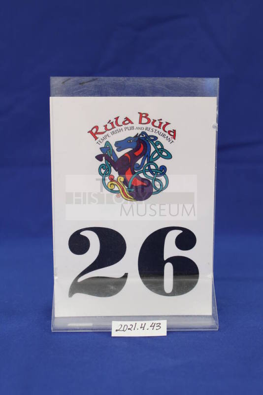 Rula Bula Table Label