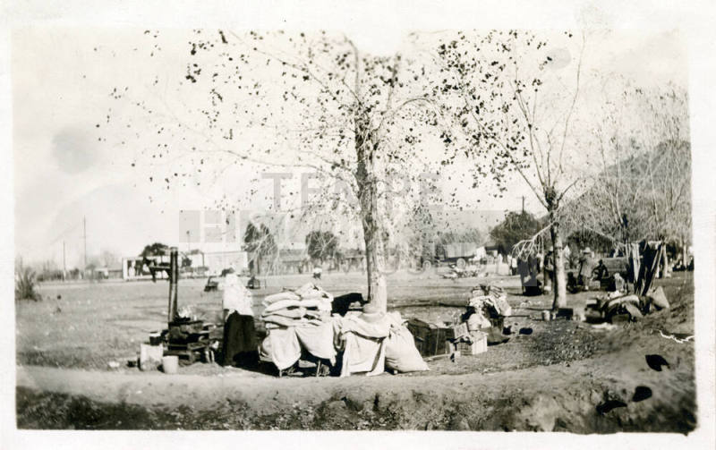Laborers Seated Near Tempe Butte