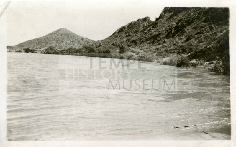 Salt River, North Side of Tempe Butte