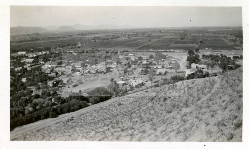 View of Tempe from Tempe Butte Facing West