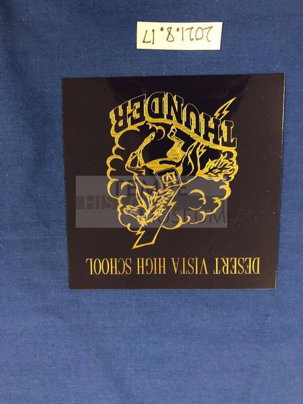 Desert Vista High School Metal Plate