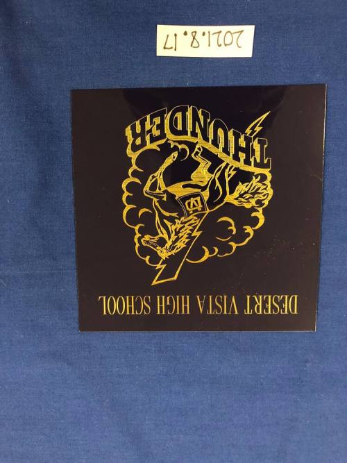 Desert Vista High School Metal Plate