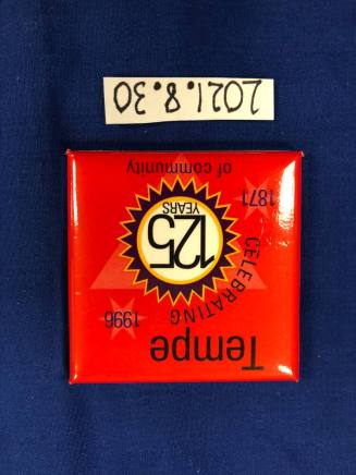 Tempe 125th Anniversary Button