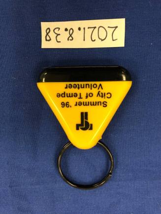 Summer '96 City of Tempe Volunteer Key Chain