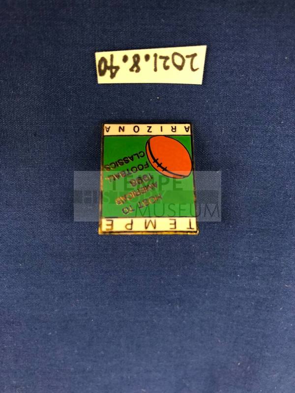 "Tempe: Host to America's 1996 Football Classics" Cloisonne Pin
