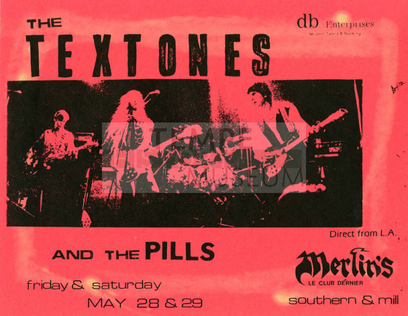 The Textones and the Pills at Merlin's