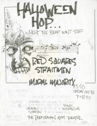 Halloween Hop concert flyer