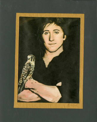 Mike Corte with Falcon