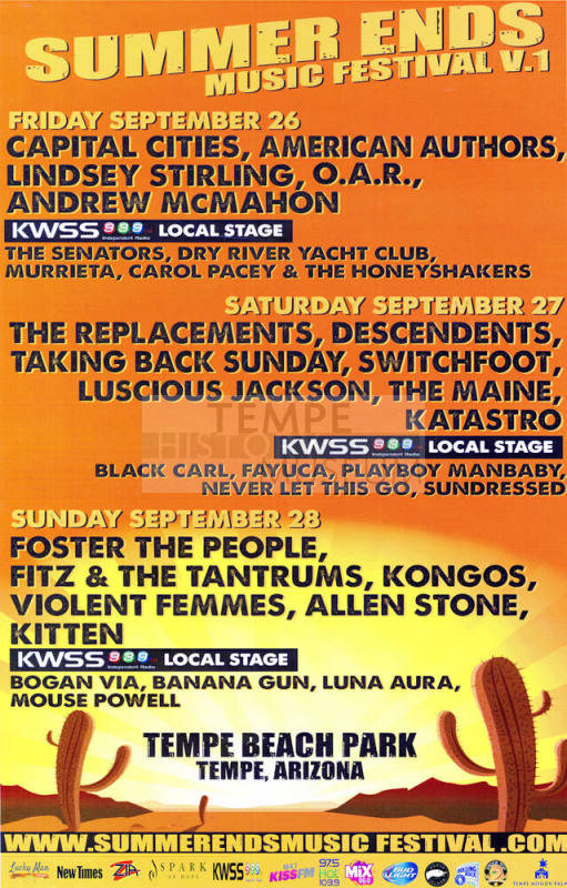 Summer Ends Music Festival V.1