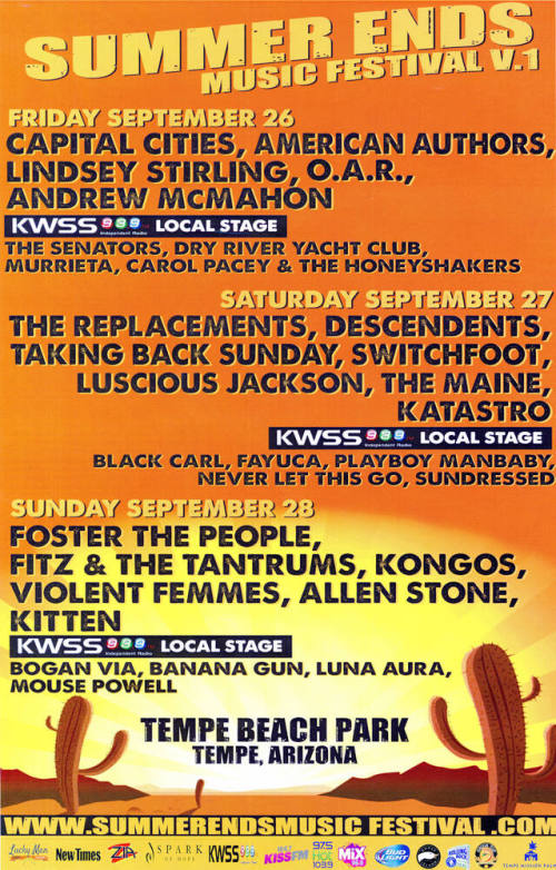 Summer Ends Music Festival V.1