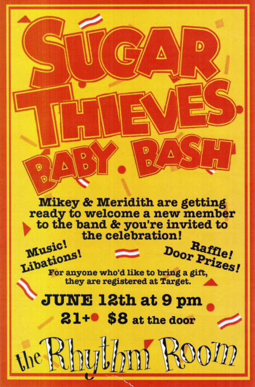 Sugar Thieves Baby Bash Poster