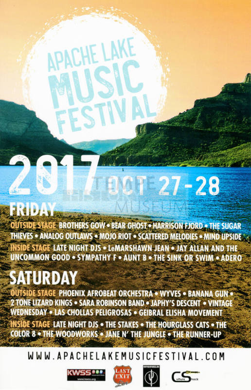 Apache Lake Music Festival 2017 Poster