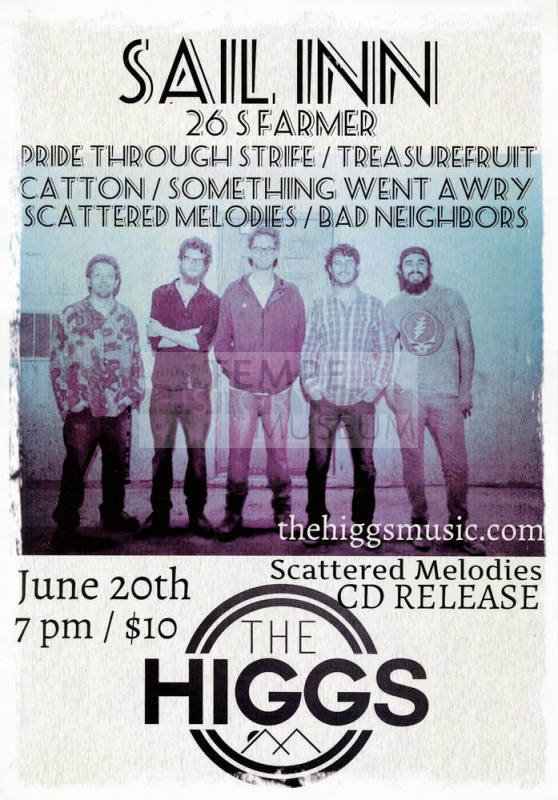 The Higgs Scattered Melodies CD Release Poster