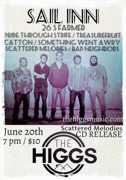 The Higgs Scattered Melodies CD Release Poster