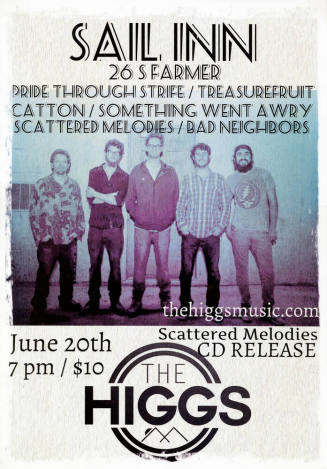 The Higgs Scattered Melodies CD Release Poster