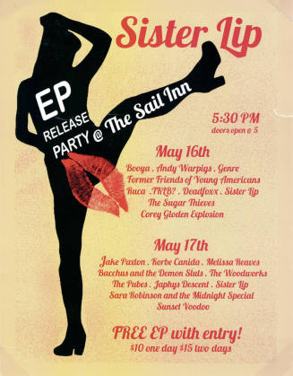 Sister Lip EP Release Party Poster