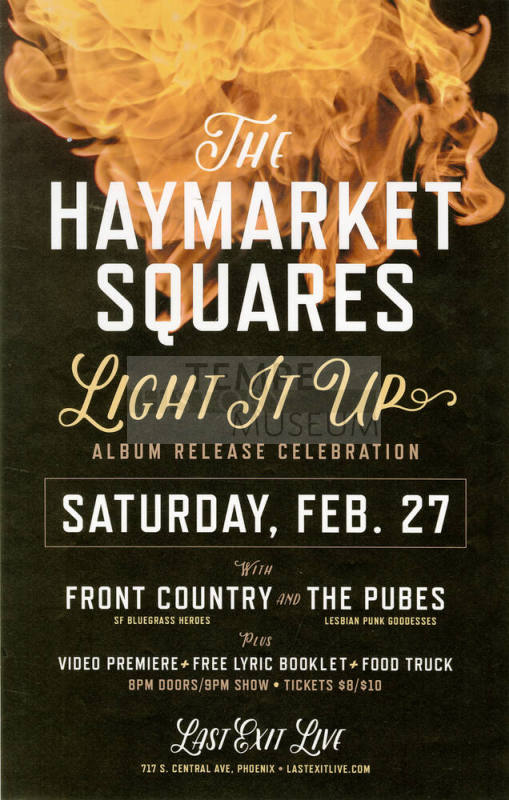 The Haymarket Squares Light It Up Poster