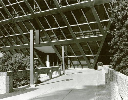 Base of City Hall with Entrance