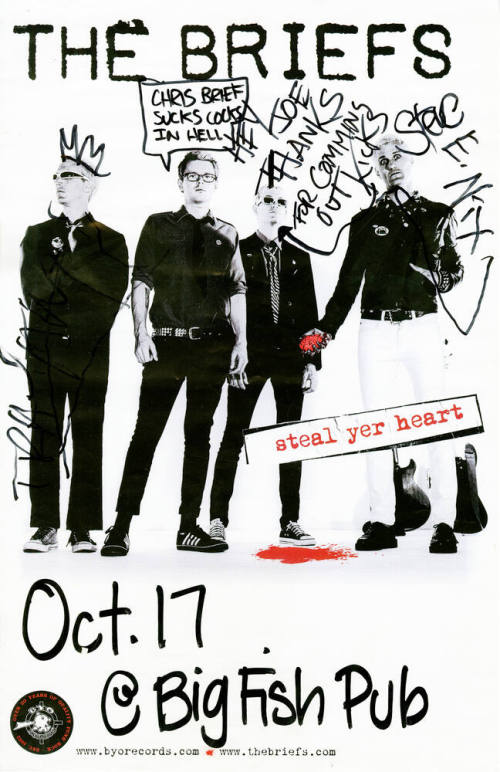 The Briefs - Oct. 17 @ Big Fish Pub
